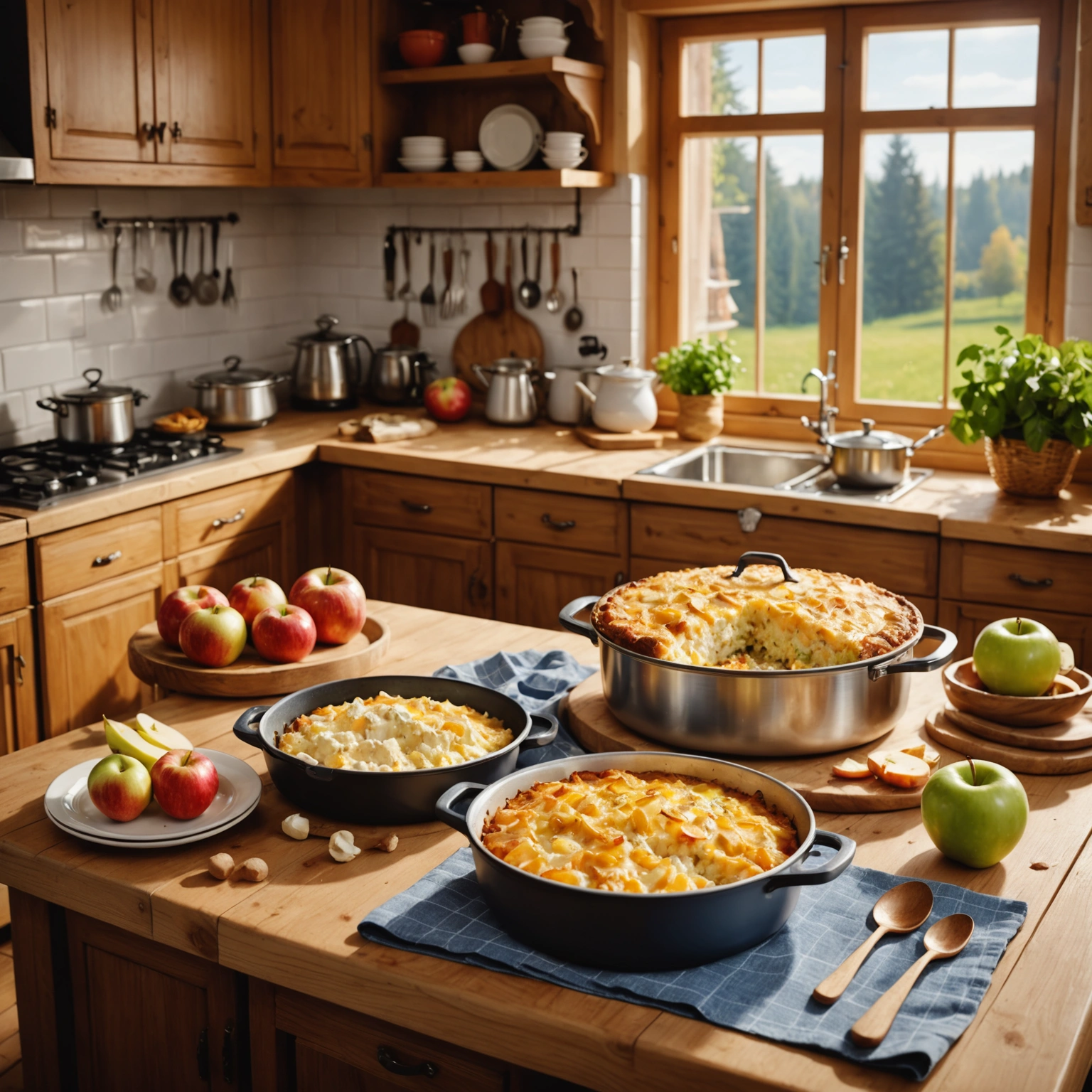 Запеканка творожно-яблочная: идеальный выбор для заботящихся о здоровье и вкусе